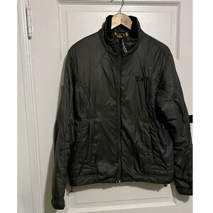 Mountain Hardwear dark brown gray primaloft jacket coat M